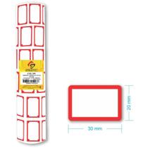 Etiqueta para Preço GR-1 30X20MM - Pacote com 6 Rolos (225 Etiquetas Cada)