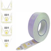 Etiqueta Para Senha Rolo 3 Dígitos C/2000 Senha Am - GNA