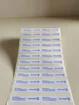 Etiqueta personalizada para identificação 50x10