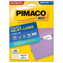 Etiqueta Pimaco A5 Inkjet + Laser 23x37mm 12 Folhas A5Q 2337