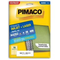 Etiqueta Pimaco Inkjet + Laser - A4262