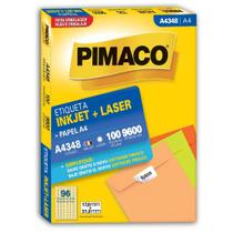 Etiqueta Pimaco Inkjet + Laser - A4348 02178
