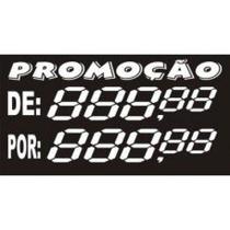 Etiqueta Promoção De/Por - 70 mm x 37 mm - Pct 50 Unid. Etiqueta Promoção De/Por - 70 mm x 37 mm - Pct 50 Unid.