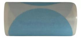 Etiqueta Redonda 5cm Para Mini Impressora Gatinho - Cor Azul