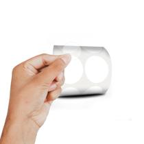 Etiqueta Redonda - Etiquetas Adesivas Bolinha Transparente 3 cm 15 Mil