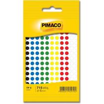 Etiqueta Redonda Tp-6 Colorida Redonda 6Mm Etiqueta Redonda Tp-6 Colorida Redonda 6Mm