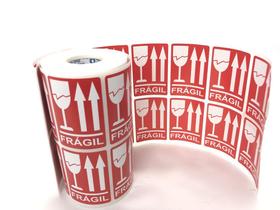 Etiqueta Selo Frágil Taça E Seta M63 60x40 mm 1mil Unidades Etiqueta Selo Frágil Taça E Seta M63 60x40 mm 1mil Unidades