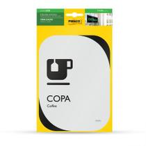 Etiqueta sinalização clean Copa 13,8x18,5cm - Pimaco