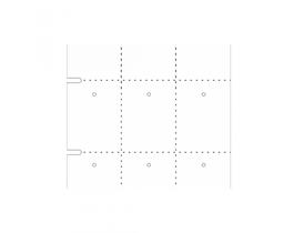 Etiqueta Tag 34x45 Mm Couchê 32 Metros Não Adesiva - 5 Rolos