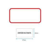 Etiqueta Tarja 20x37mm N4 Etiquetinha Preço Etiqueta Tarja 20x37mm N4 Etiquetinha Preço