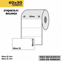 Etiqueta Térmica 60x30/Balança com 40 Bobinas