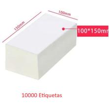 Etiqueta Termica Bloco com 10.000 - Medida 10x15cm (100x150mm) Térmica Adesiva Branca Para Envios E-Commerce Etiqueta Termica Bloco com 10.000 - Medida 10x15cm (100x150mm) Térmica Adesiva Branca Para Envios E-Commerce