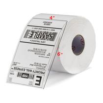 Etiqueta térmica directa OFFNOVA 4"x6" en rollo de 500 perforadas