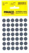 Etiqueta Tp 12 Redonda 210un Prata Pimaco - 953010