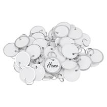 Etiqueta Uniclife 50 Unidades com Argolas, Etiquetas Redondas de 2,5 cm Etiqueta Uniclife 50 Unidades com Argolas, Etiquetas Redondas de 2,5 cm