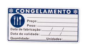 Etiqueta Validade Congelamento Bopp 70mm X 35mm C/ 500 F:97 Etiqueta Validade Congelamento Bopp 70mm X 35mm C/ 500 F:97