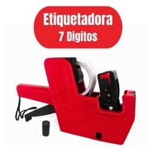 Etiquetadora de Preço + Rolo de Etiqueta + Refil Tinta - Dispensadora de Etiqueta Manual Etiquetadora de Preço + Rolo de Etiqueta + Refil Tinta - Dispensadora de Etiqueta Manual