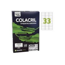Etiquetas A4 CA4 - 100 Folhas - Colacril