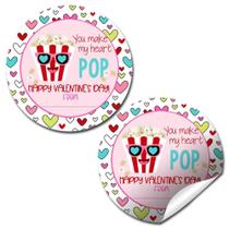 Etiquetas adesivas Amanda Creation Valentine Party 40 unidades Etiquetas adesivas Amanda Creation Valentine Party 40 unidades