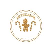 Etiquetas Adesivas Artesanal Ideia c/50 un