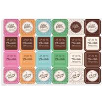 Etiquetas Adesivas De Páscoa Chocolatier 2 Cartelas Com 24 Un - Cromus Etiquetas Adesivas De Páscoa Chocolatier 2 Cartelas Com 24 Un - Cromus