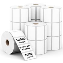 Etiquetas Adesivas Labelbal - 12.000 Etiquetas (12 Rolos)
