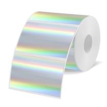 Etiquetas Adesivas Térmicas Holográficas Yegawen (3x2 pol.) - Pacote com 200 Etiquetas Adesivas Térmicas Holográficas Yegawen (3x2 pol.) - Pacote com 200