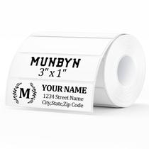 Etiquetas adesivas térmicas MUNBYN 76 mm x 25 mm por preço de 1000 folhas