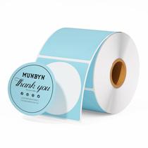 Etiquetas adesivas térmicas MUNBYN Blue Circle 5 cm 750 folhas
