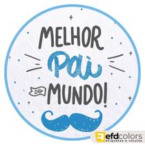 Etiquetas Adesivo Dia Dos Pais 5cm - Kit C/100 Etiquetas Adesivo Dia Dos Pais 5cm - Kit C/100