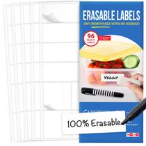 Etiquetas apagáveis MESS para cozinhas (pacote com 96) Freezer e geladeira