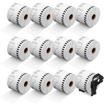 Etiquetas contínuas Bostlabel DK-2205 12 rolos para Brother ql