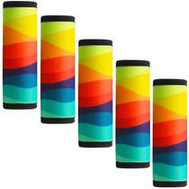 Etiquetas de Bagagem Gowraps - 5 Unidades com Envoltório de Neopreno Rainbow