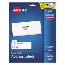 Etiquetas de endereço Avery Easy Peel para impressora a jato de tinta 350pk Etiquetas de endereço Avery Easy Peel para impressora a jato de tinta 350pk