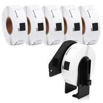 Etiquetas de endereço de devolução MarkDomain DK-1204 17x54mm 6 rolos+moldura