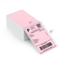 Etiquetas de envio MUNBYN 4x6 Pink Direct Thermal 500 Sheets