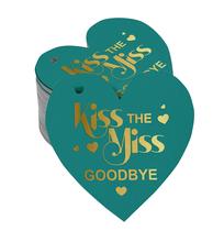 Etiquetas de Garrafa para Despedida de Solteira "Kiss The Miss Goodbye" com Foil - Inkdotpot Etiquetas de Garrafa para Despedida de Solteira "Kiss The Miss Goodbye" com Foil - Inkdotpot