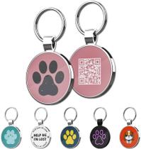 Etiquetas de Identificação MYLUCKYTAG para Pets - QR Code para Perfil Online