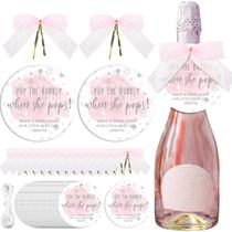 Etiquetas de lembrancinhas para chá de bebê com champanhe, conjunto MotiMind MotiMind 50