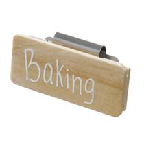 Etiquetas de madeira para caixas de armazenamento iDesign Rosanna Pansino