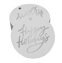 Etiquetas de Papel para Presentes de Férias Felizes com Foil para Artesanato - Inkdotpot Etiquetas de Papel para Presentes de Férias Felizes com Foil para Artesanato - Inkdotpot
