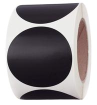 Etiquetas de pontos com codificação de cores Remarkable Black 250 adesivos/rolo
