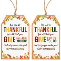 Etiquetas de presente KINGLAKE GARDEN Fall Maple Leaf Thank You 50 unidades Etiquetas de presente KINGLAKE GARDEN Fall Maple Leaf Thank You 50 unidades