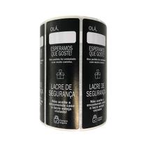 Etiquetas Lacre Segurança Delivery 800 Unidades Super Cola