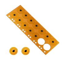 Etiquetas NFC Adesivos BABIQT NTAG215 FPC redondos de 10 mm (10 unidades)