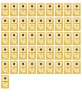 Etiquetas NFC ZGAGFZ NTAG215 12x18 mm à prova d'água 50 un.