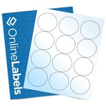 Etiquetas Online Labels 2,5" Brancas Brilhantes Redondas - Pacote com 3000 unidades Etiquetas Online Labels 2,5" Brancas Brilhantes Redondas - Pacote com 3000 unidades