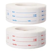 Etiquetas para alimentos WSICSE, 2 rolos, 1000 unidades, adesivos 2,5 x 5 cm