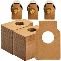 Etiquetas para garrafas de vinho: papel kraft DEAYOU, 500 unidades, marrom, reutilizável