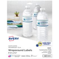 Etiquetas retangulares envolventes à prova d'água Avery 22845 (40) Etiquetas retangulares envolventes à prova d'água Avery 22845 (40)